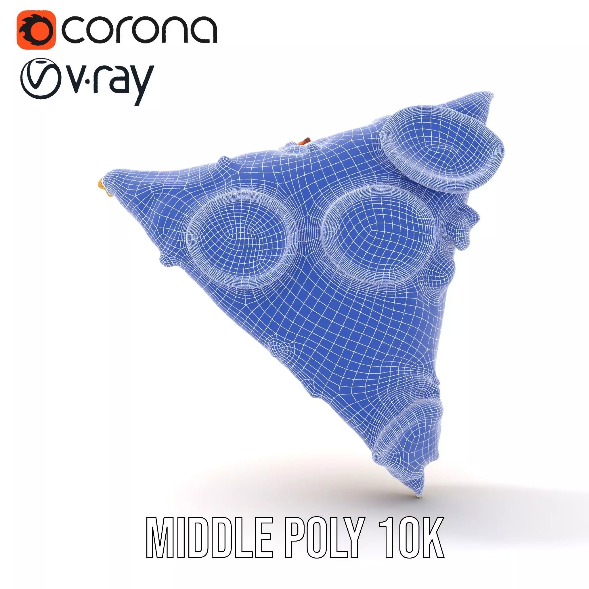 Pepperoni Pizza Slice Model Pack Low-poly 3D model_27