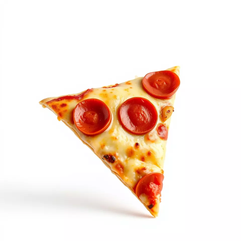 Pepperoni Pizza Slice Model Pack Low-poly 3D model_2