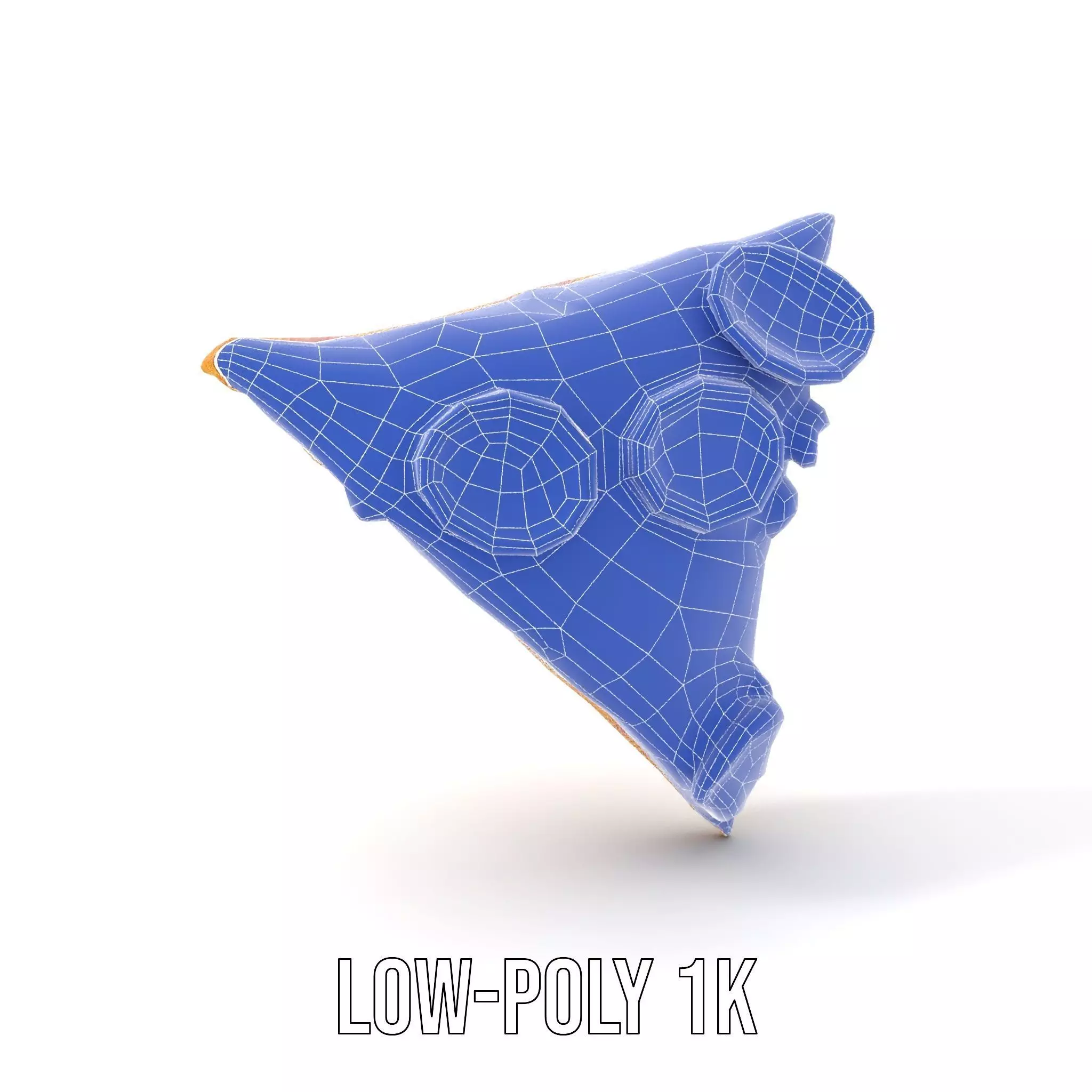 Pepperoni Pizza Slice Model Pack Low-poly 3D model_28