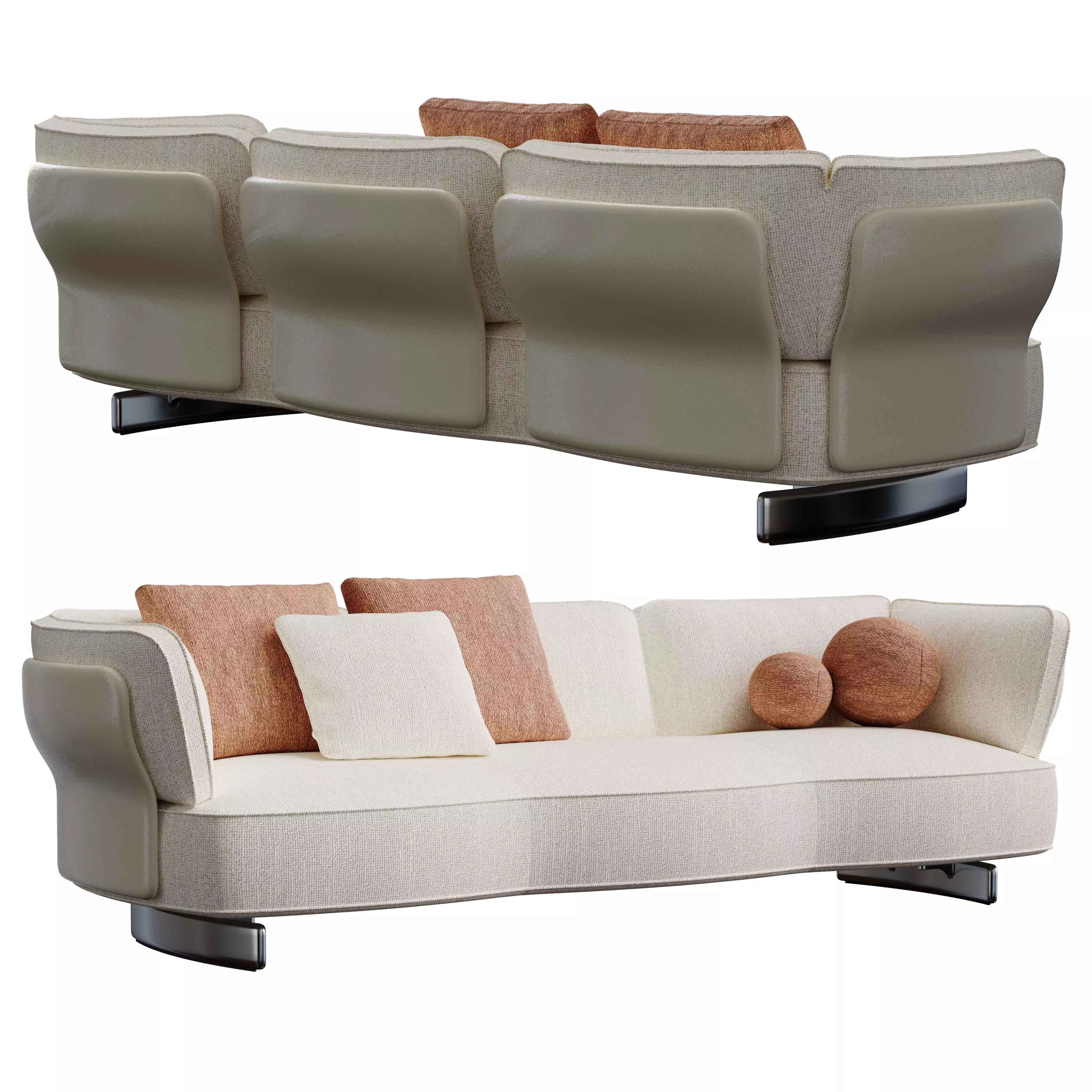 Saki Sofa  3D model_2