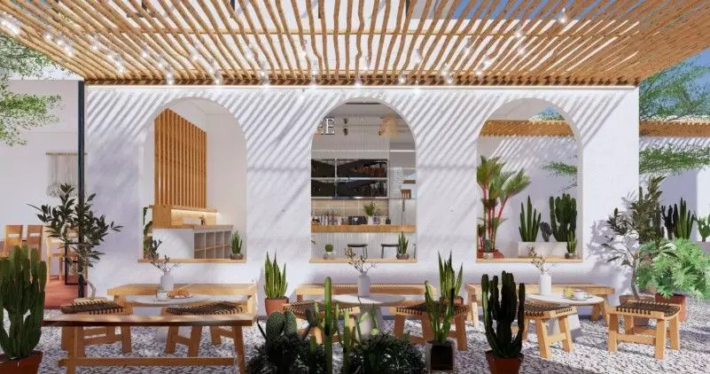 Coffee Interior 3D model 3D model_1