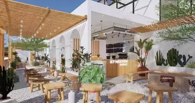 Coffee  Interior 3D model