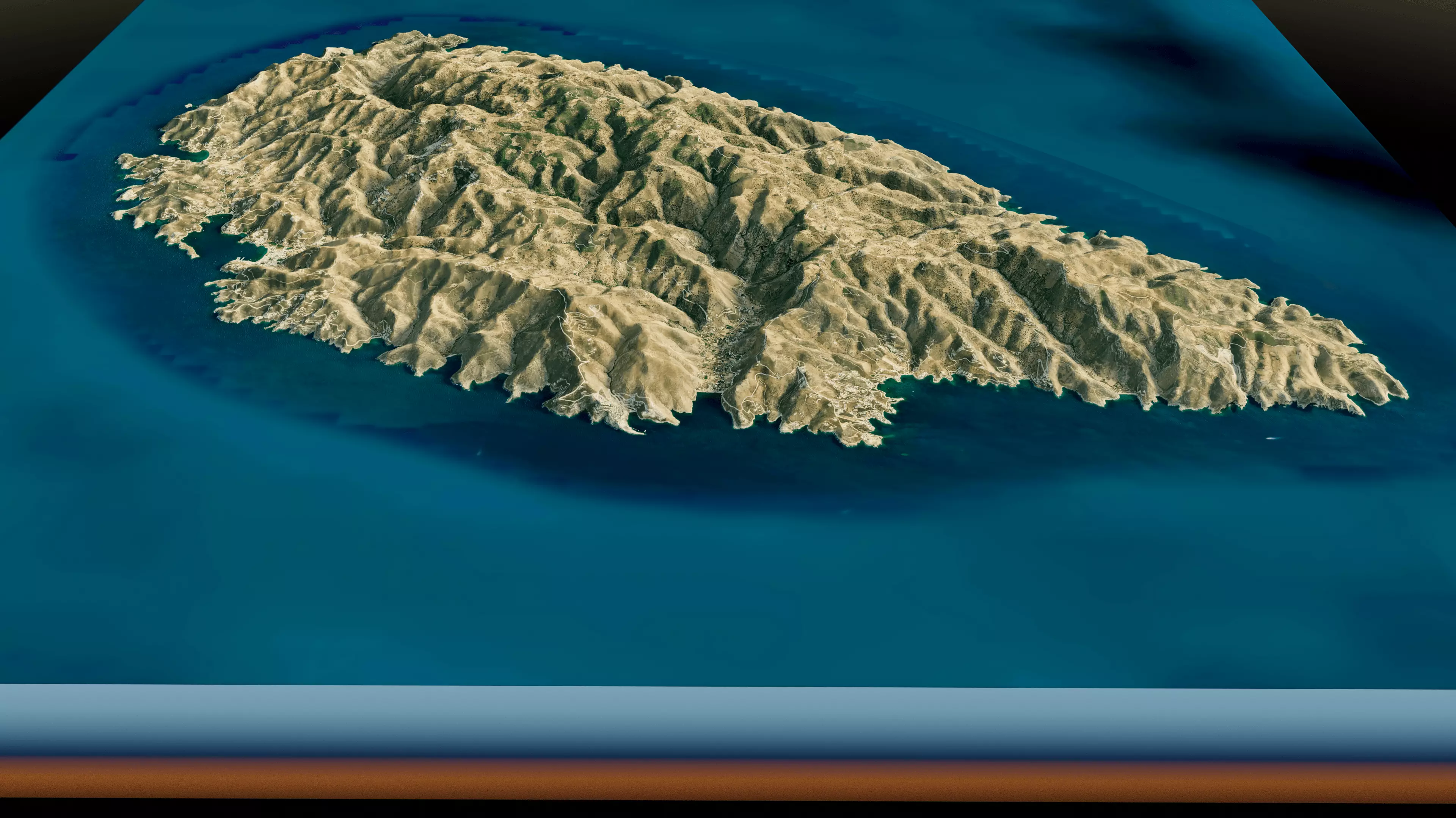 Kea Island full 3D model terrain 3D model_8