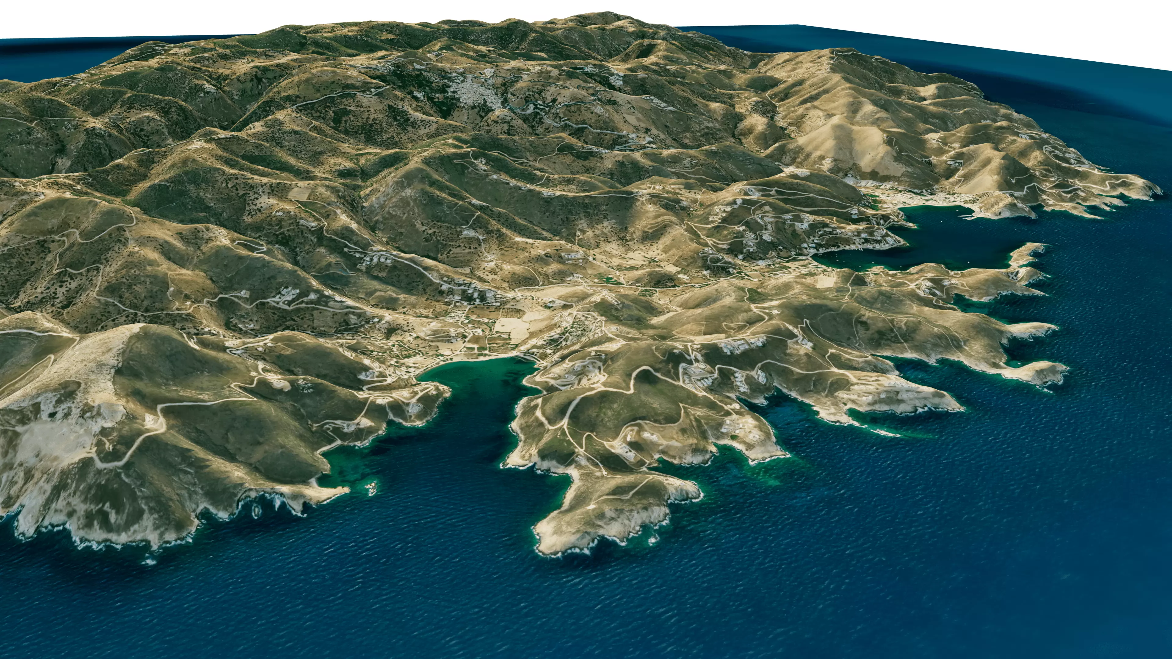 Kea Island full 3D model terrain 3D model_14