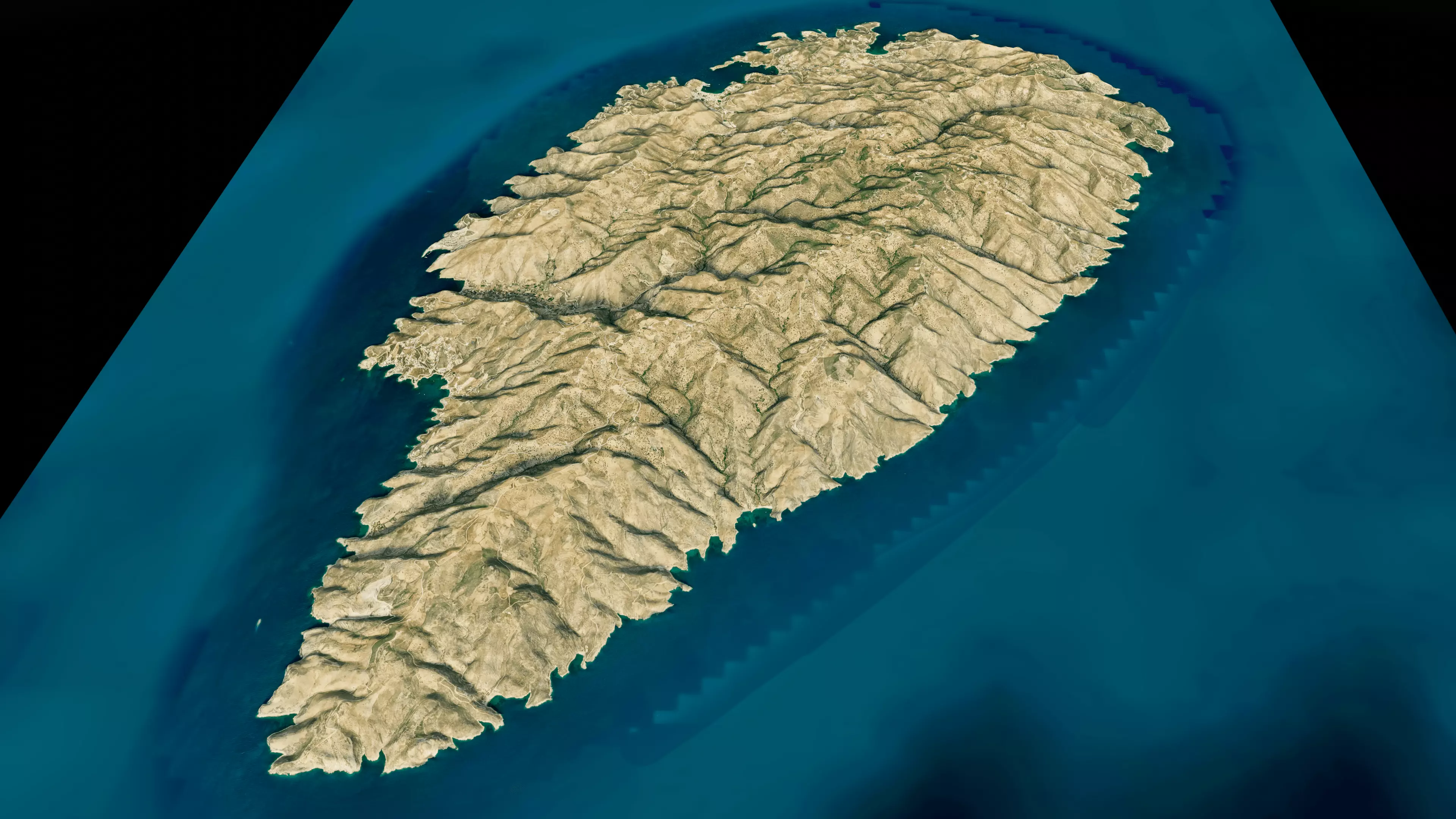 Kea Island full 3D model terrain 3D model_5