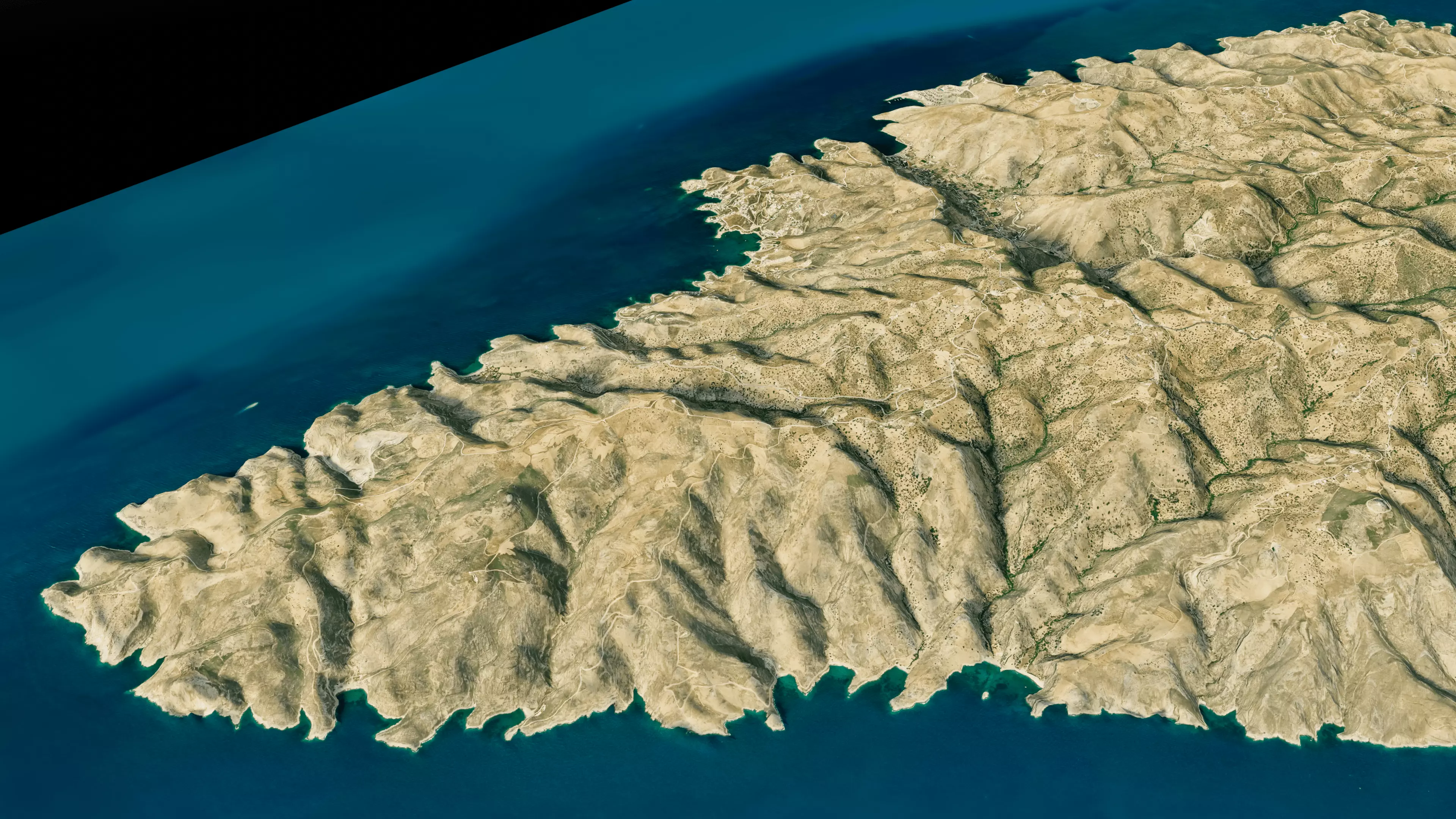 Kea Island full 3D model terrain 3D model_4