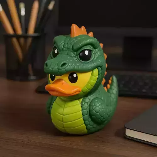 Rubber Duck - Lizardo - Pokemon model - 3d print