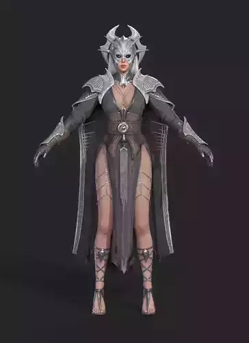 Black War Robber Female Warrior