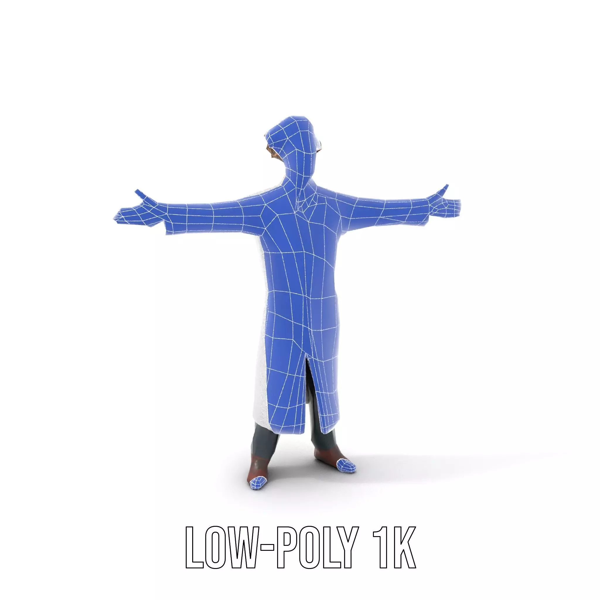 Mad Scientist Character Model Pack Low-poly 3D model_10