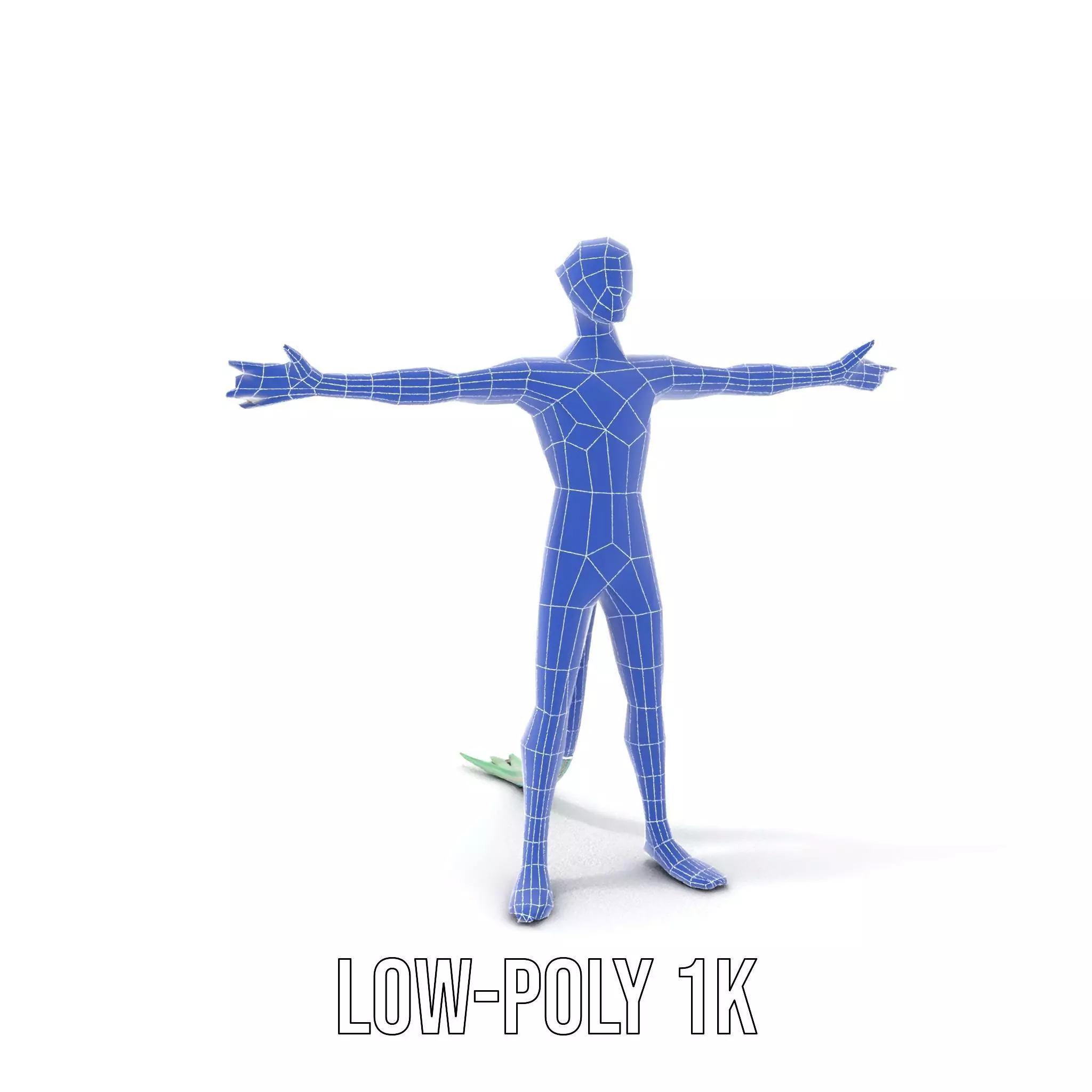 Reptilian Humanoid Character Model Pack for Games and Animation Low-poly 3D model_13