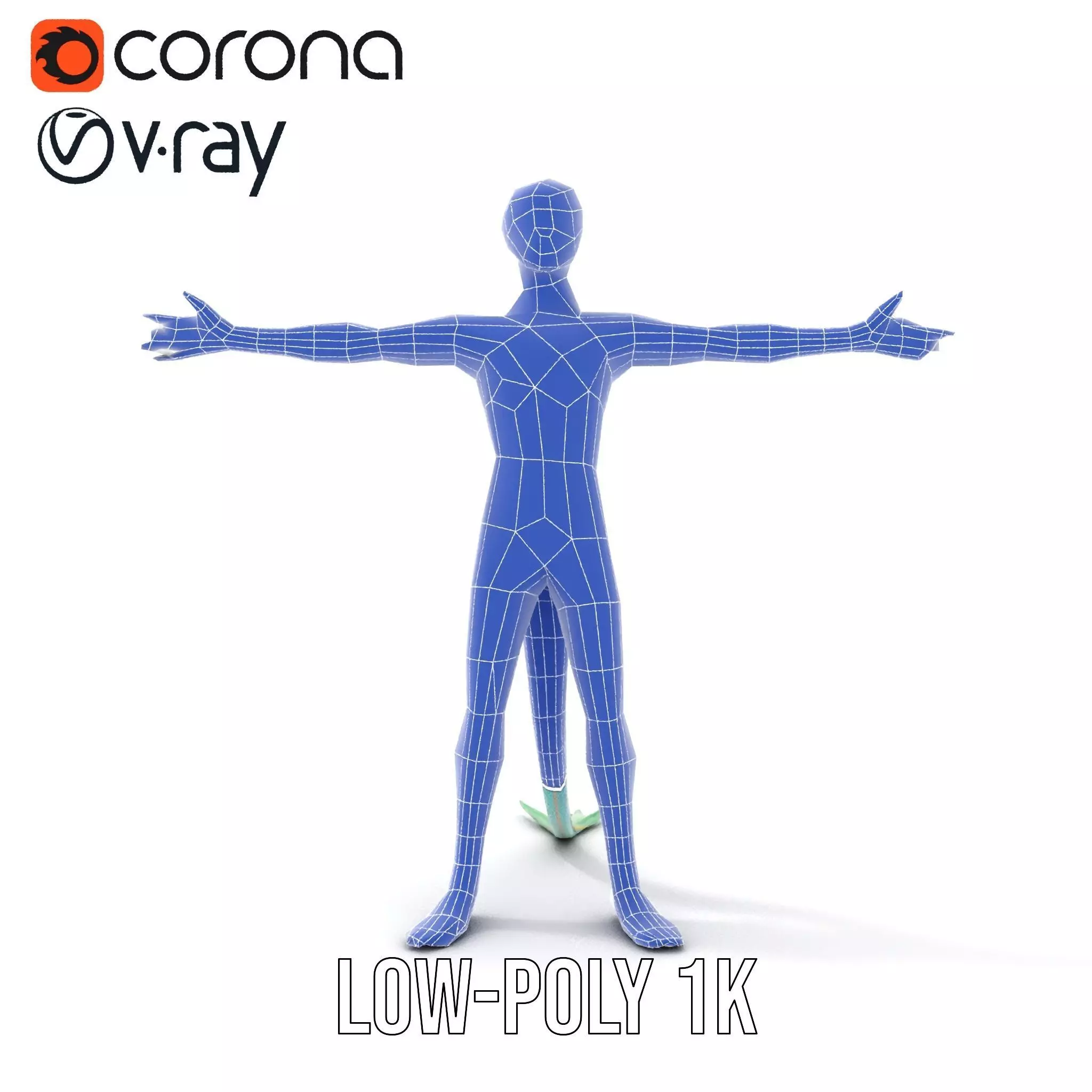 Reptilian Humanoid Character Model Pack for Games and Animation Low-poly 3D model_22