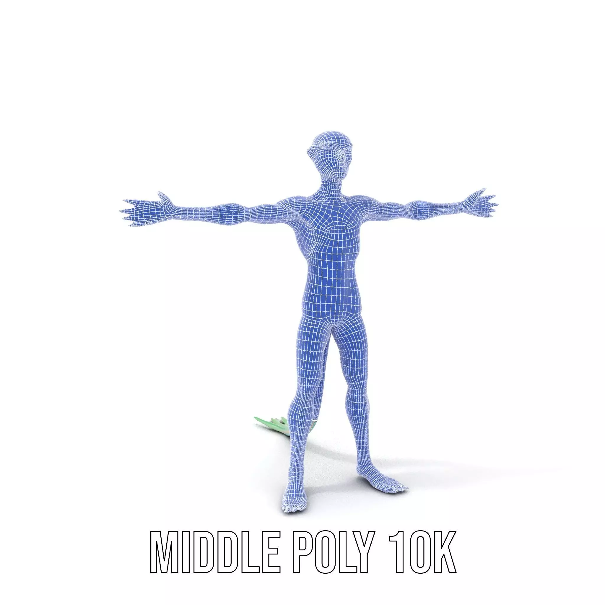 Reptilian Humanoid Character Model Pack for Games and Animation Low-poly 3D model_12