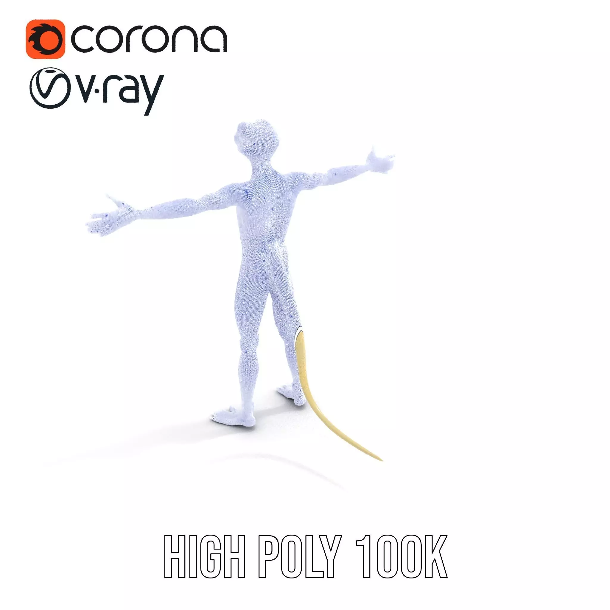 Anthropomorphic Lizard Model Pack for Game and Animation Low-poly 3D model_29