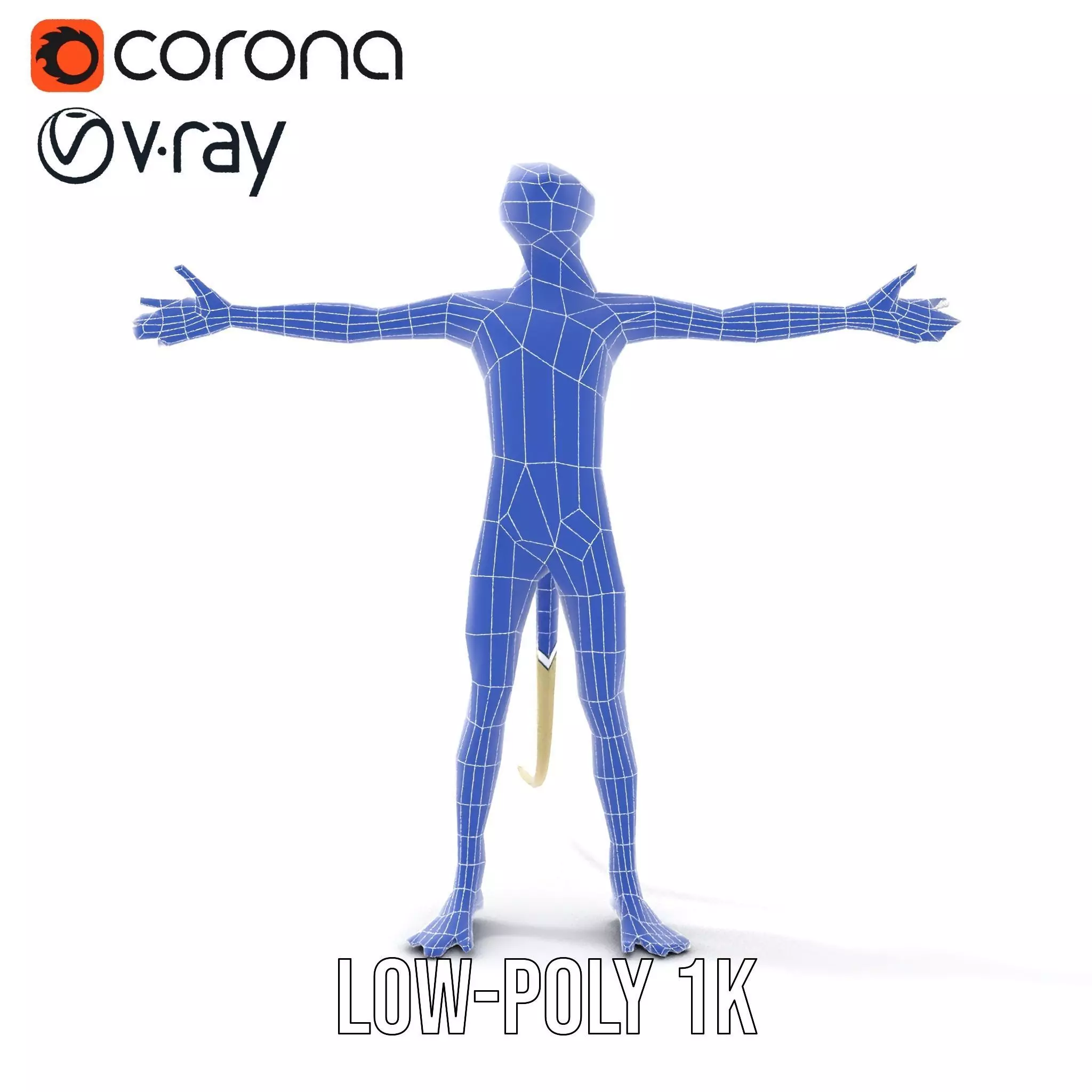 Anthropomorphic Lizard Model Pack for Game and Animation Low-poly 3D model_31