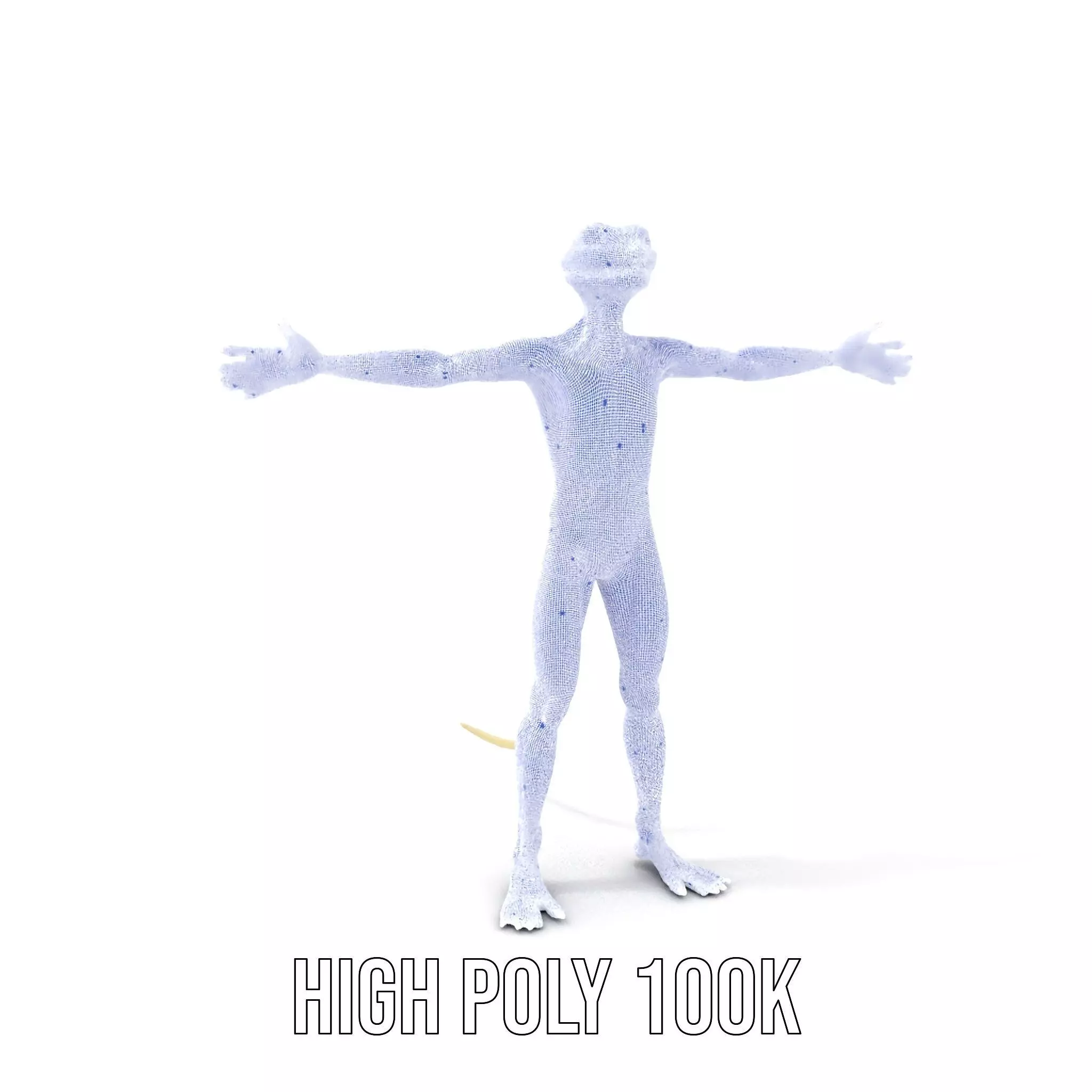 Anthropomorphic Lizard Model Pack for Game and Animation Low-poly 3D model_4