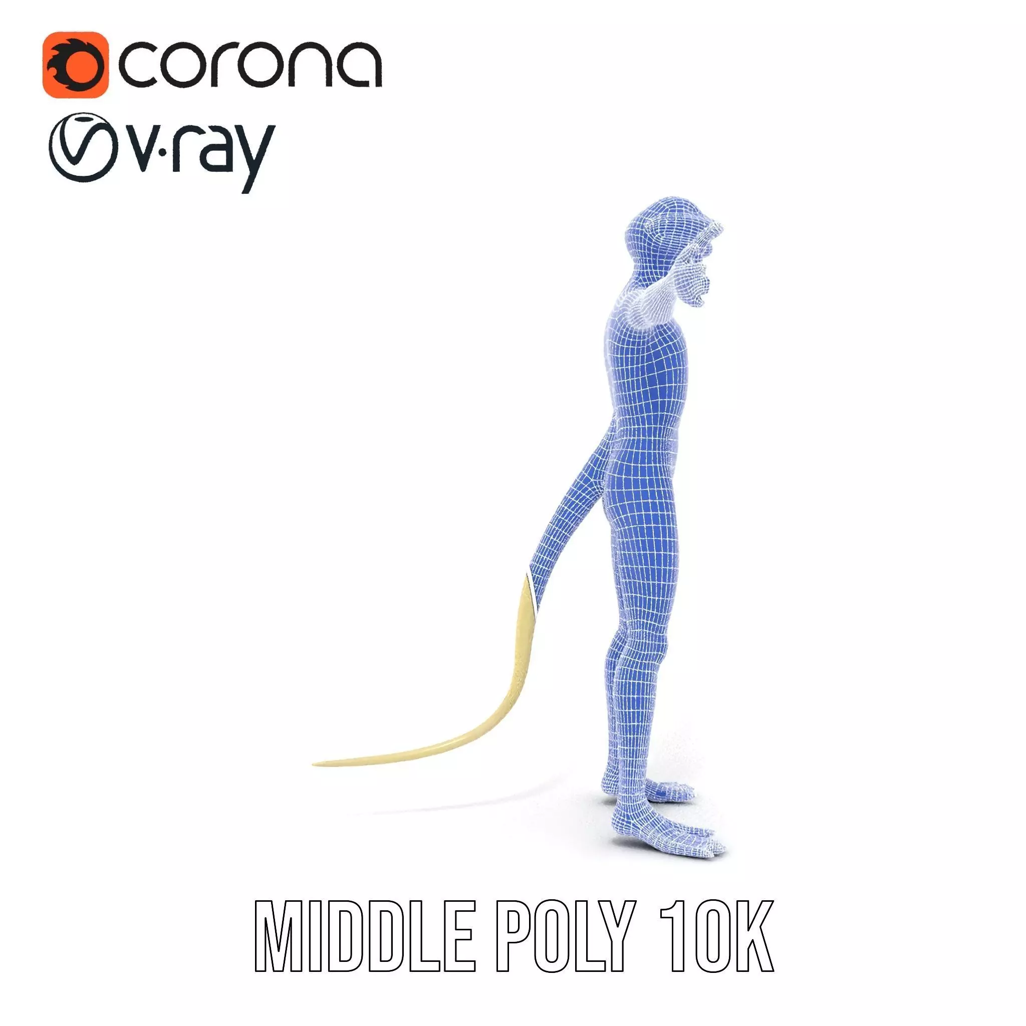 Anthropomorphic Lizard Model Pack for Game and Animation Low-poly 3D model_22