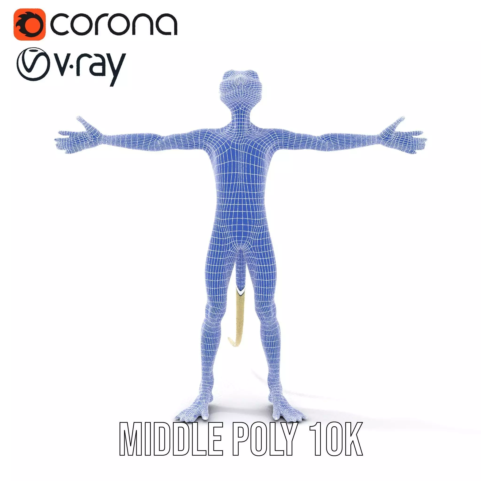 Anthropomorphic Lizard Model Pack for Game and Animation Low-poly 3D model_30