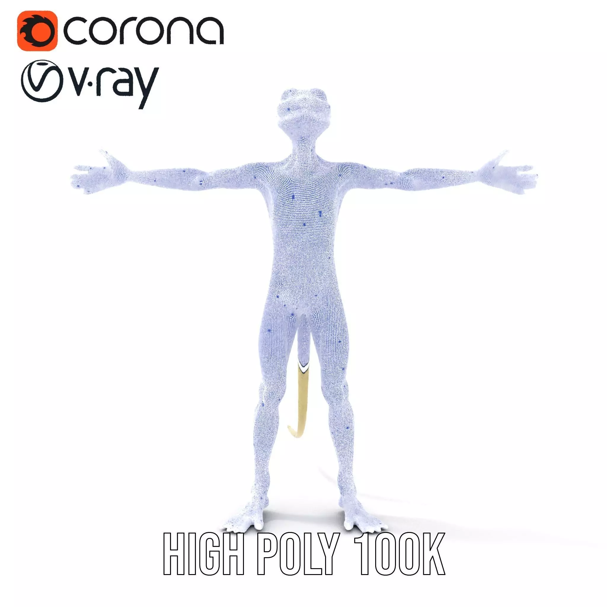 Anthropomorphic Lizard Model Pack for Game and Animation Low-poly 3D model_32