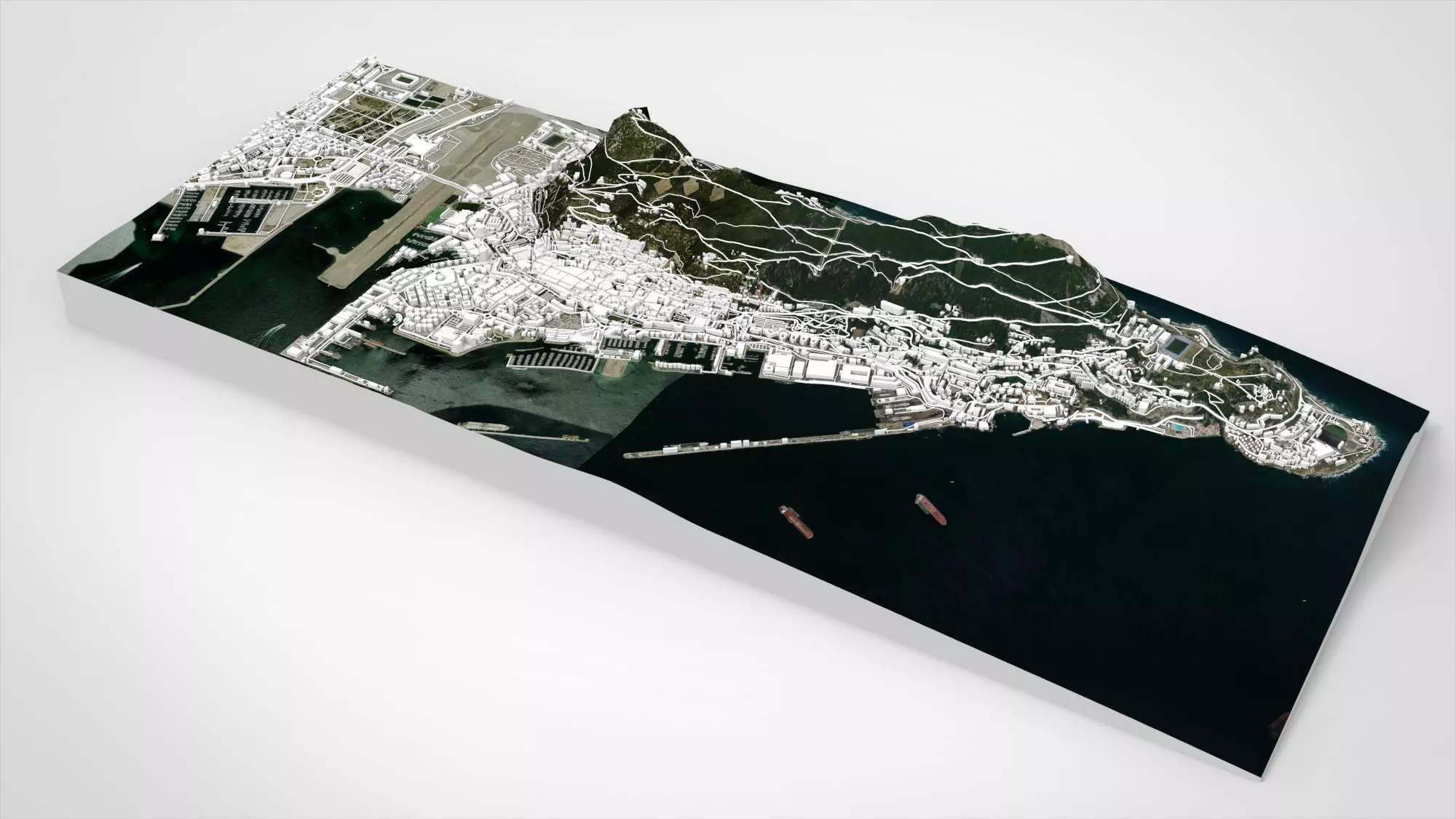 Gibraltar British Overseas Territory 3D model_11