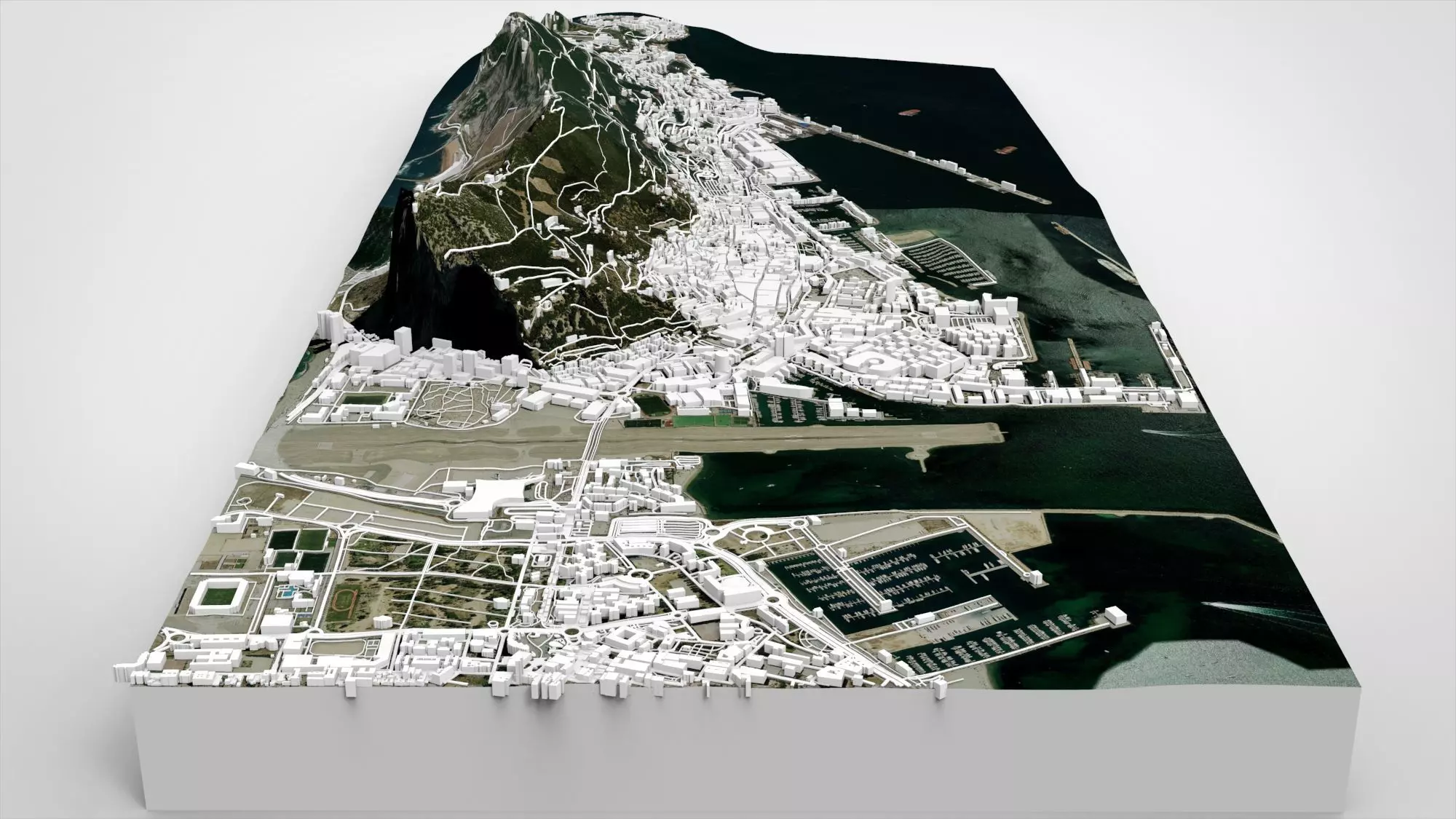 Gibraltar British Overseas Territory 3D model_6