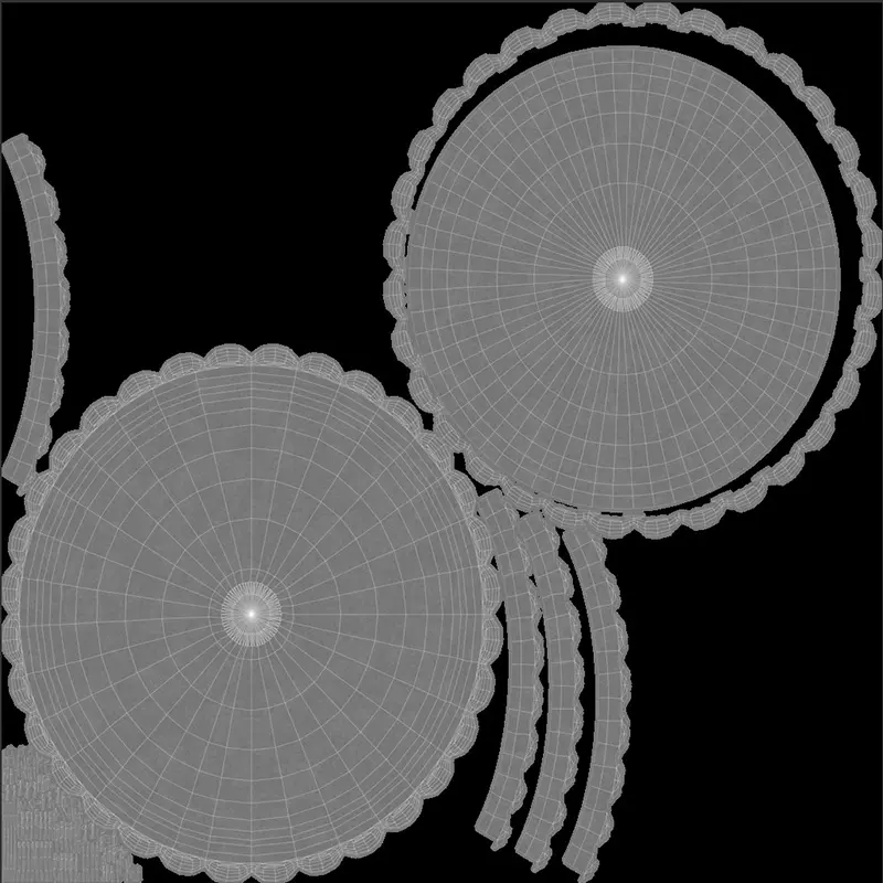 Traditional Arabic Dallah Coffee Dates Set 3D Model Low-poly 3D model_8