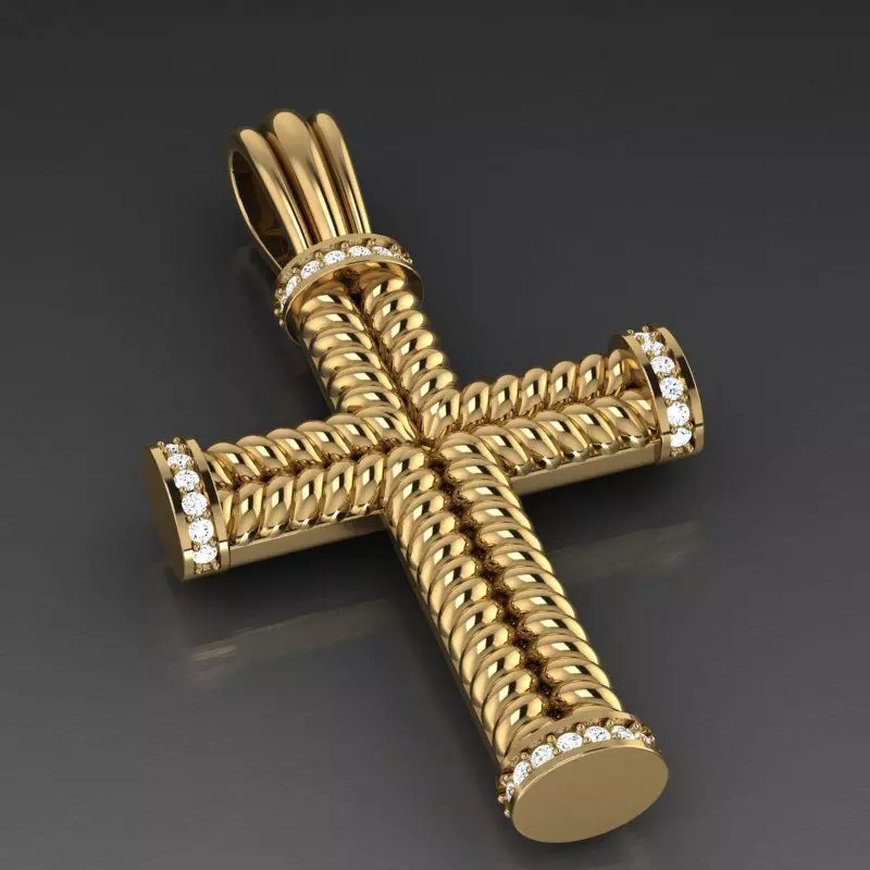 3D model cross 3D print model_3