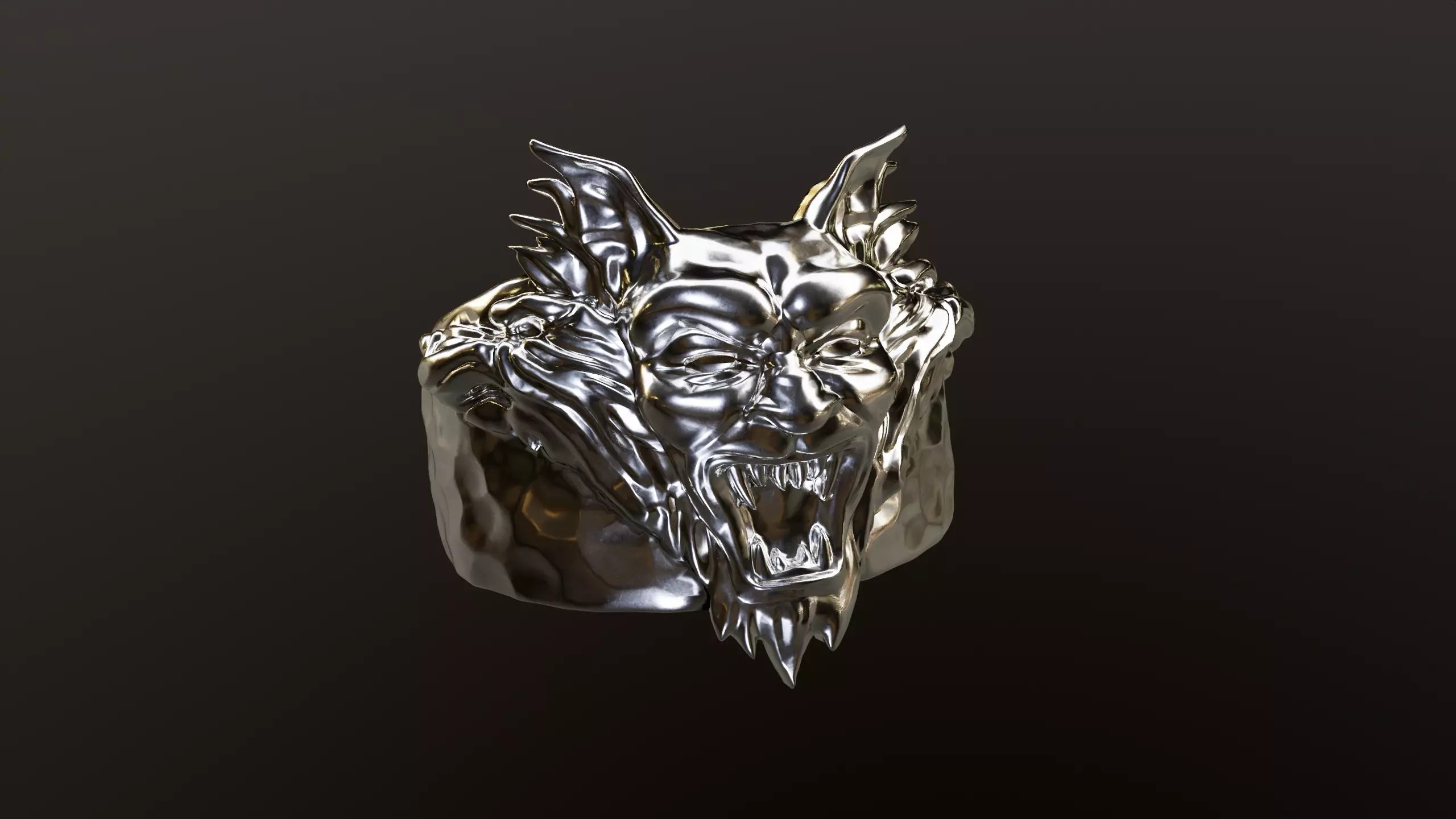 Bram Stokers Dracula Ring 3D print model_5