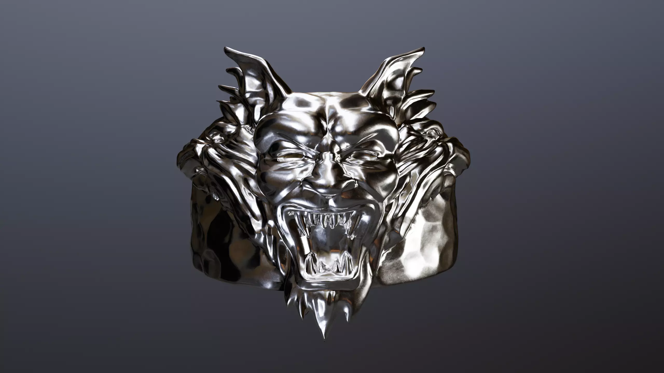 Bram Stokers Dracula Ring 3D print model_3