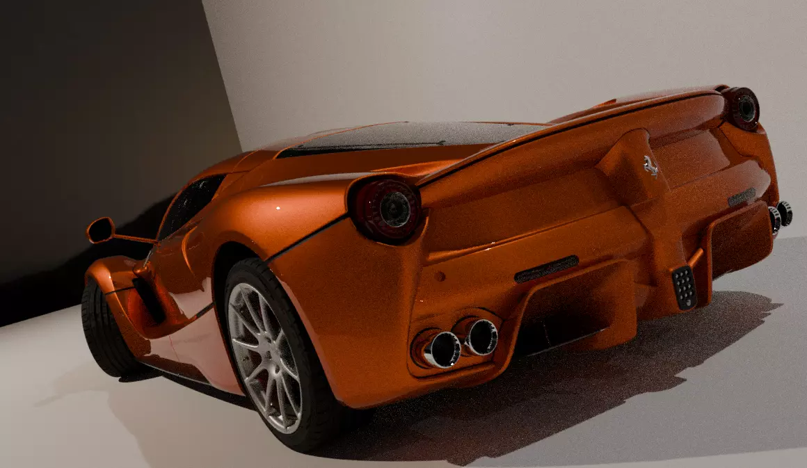 Ferrari LaFerrari 3D model with Interior  Free 3D model_3