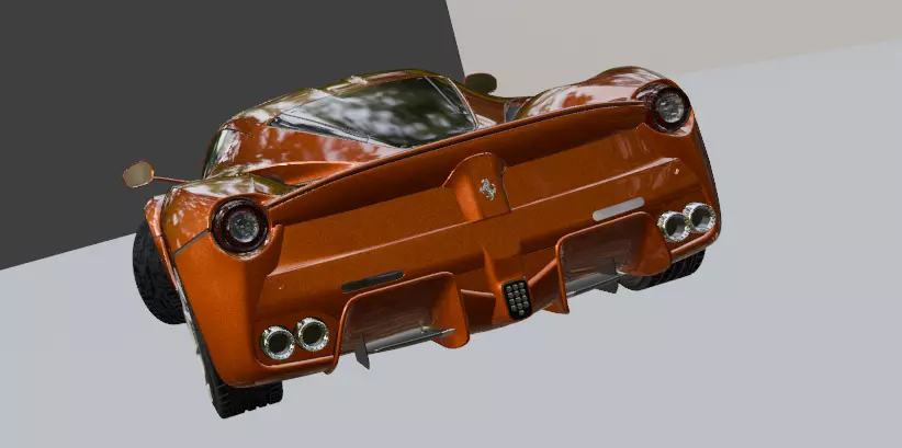 Ferrari LaFerrari 3D model with Interior  Free 3D model_10