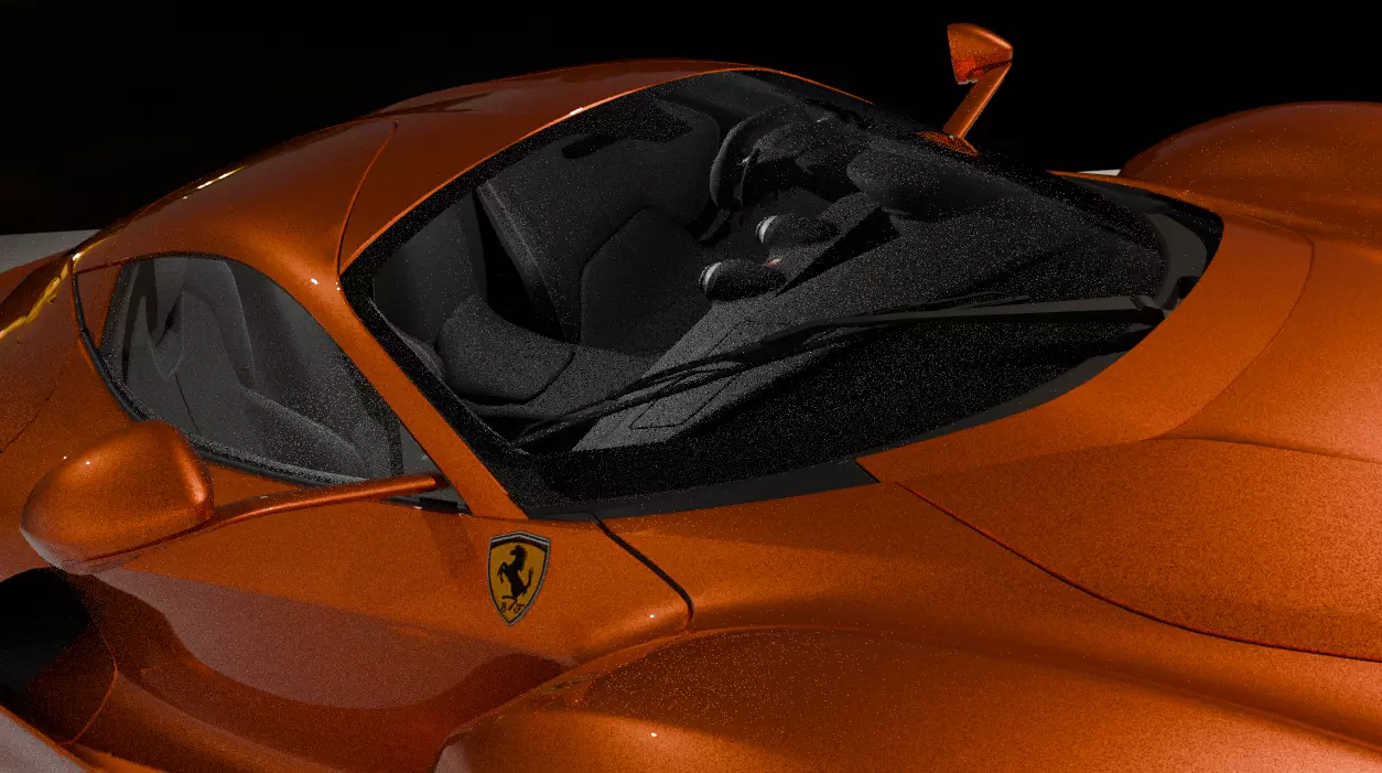 Ferrari LaFerrari 3D model with Interior  Free 3D model_7