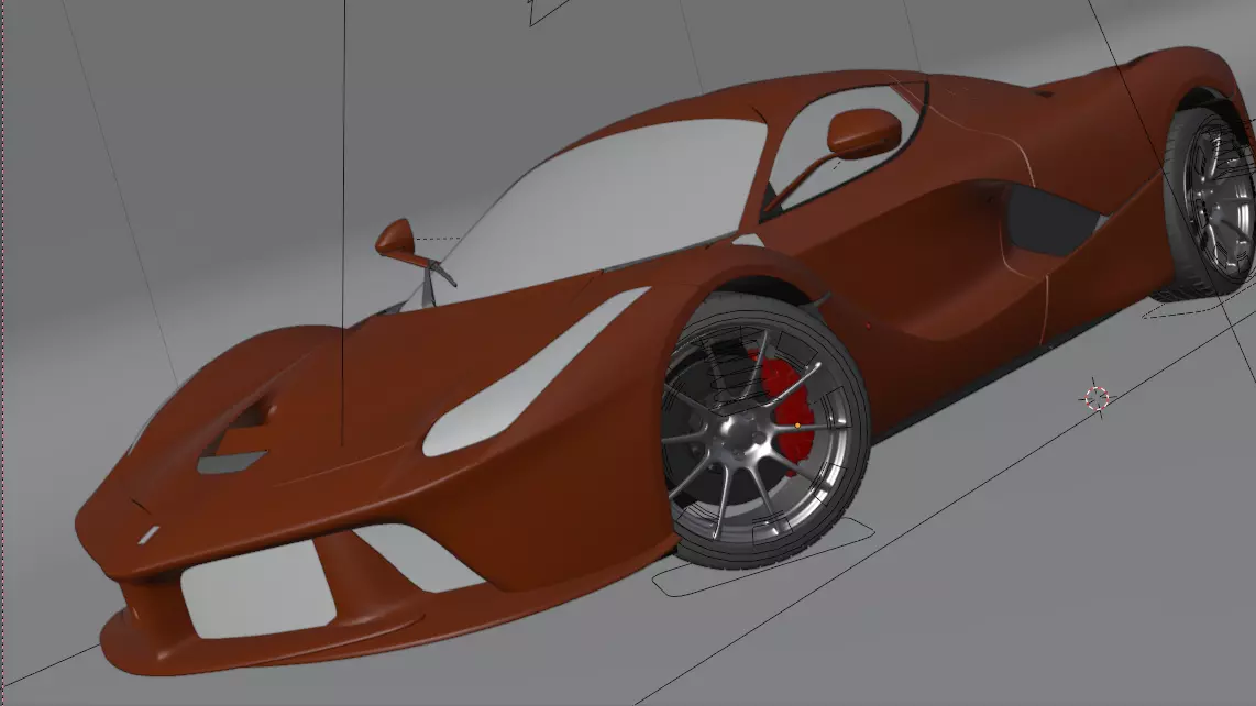 Ferrari LaFerrari 3D model with Interior  Free 3D model_12