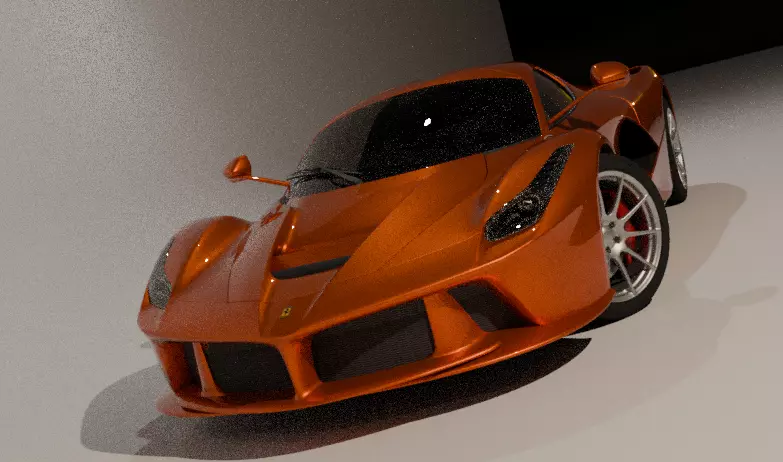 Ferrari LaFerrari 3D model with Interior  Free 3D model_1