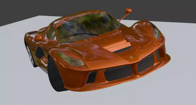 Ferrari LaFerrari 3D model with Interior  Free 3D model_9