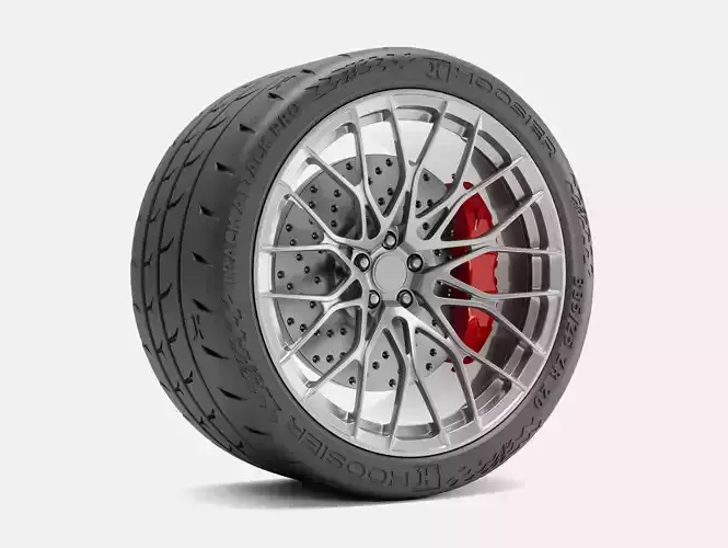 20x12 PUR RS25 Wheel Hoosier Track Attack Pro Tire