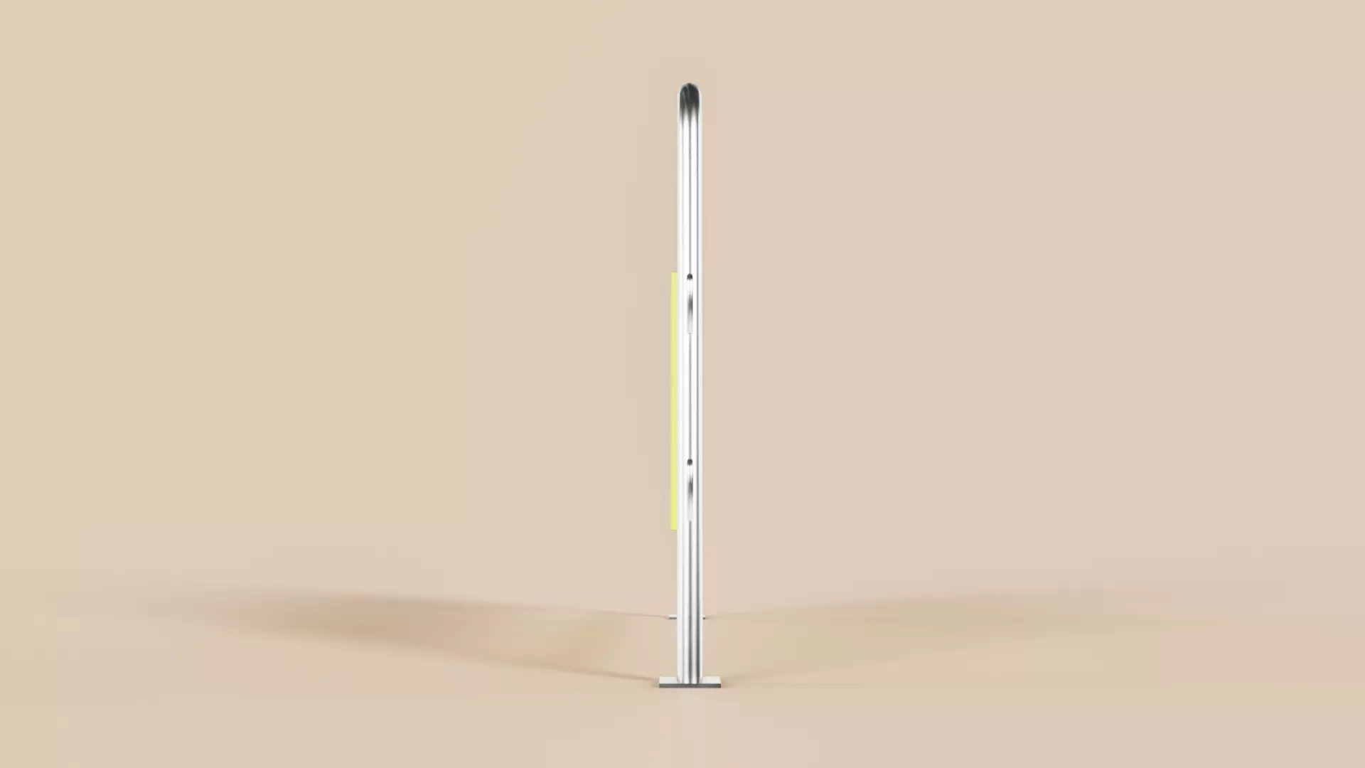 Crowd Control Barrier Type B Low-poly 3D model_13