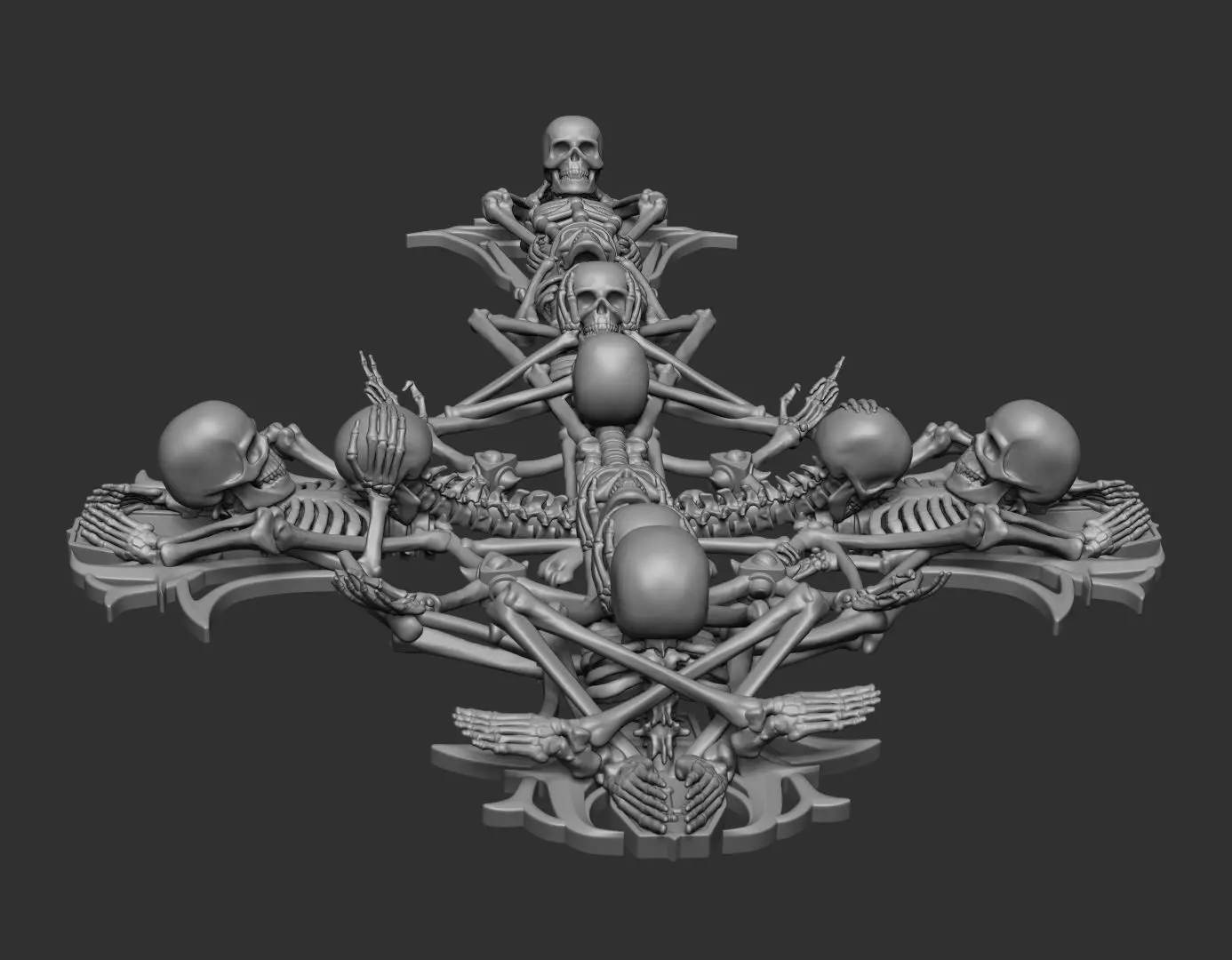 AD New Perpetua Grucifix Papa V 3D print model_3