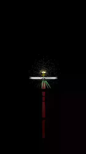 Magic Crystal Staff - Stylized Fantasy Weapon with VFX Low-poly 3D model