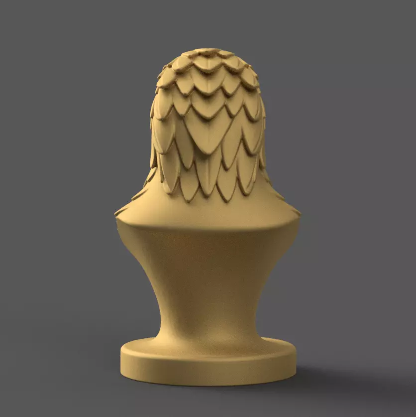 Majestic Eagle Decor and Headphone Stand STL 3D print model_3