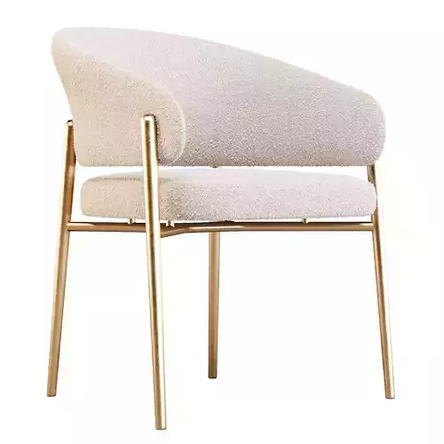 Giulio Marelli Linda - Dining Chair 3D model 7