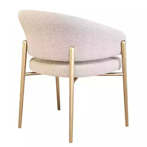 Giulio Marelli Linda - Dining Chair 3D model 4