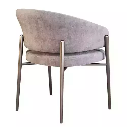 Giulio Marelli Linda - Dining Chair 3D model 6