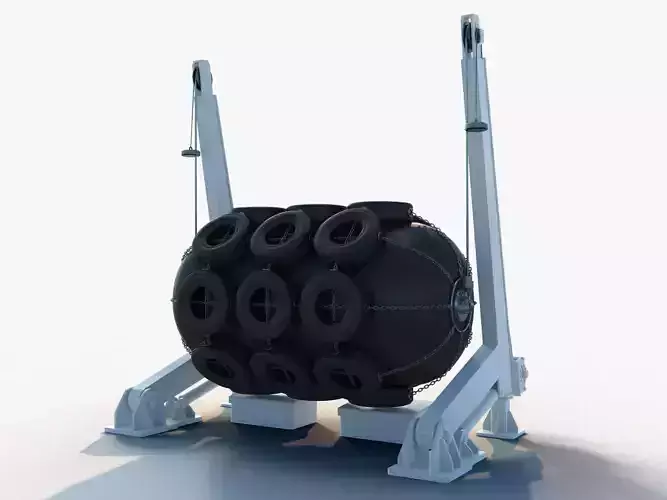 Pneumatic Fender with Davit