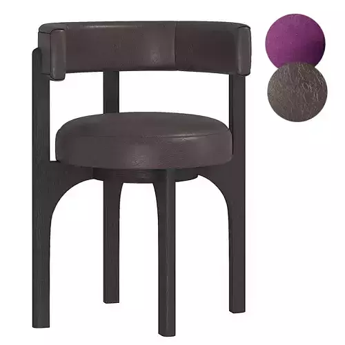 Heron Dining Chair Low-poly 3D model