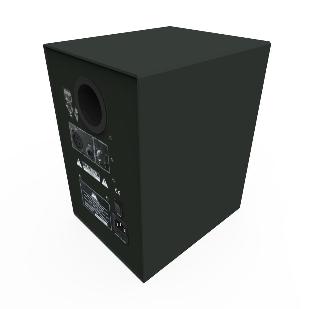 Studiophile Speaker Low-poly 3D model_3