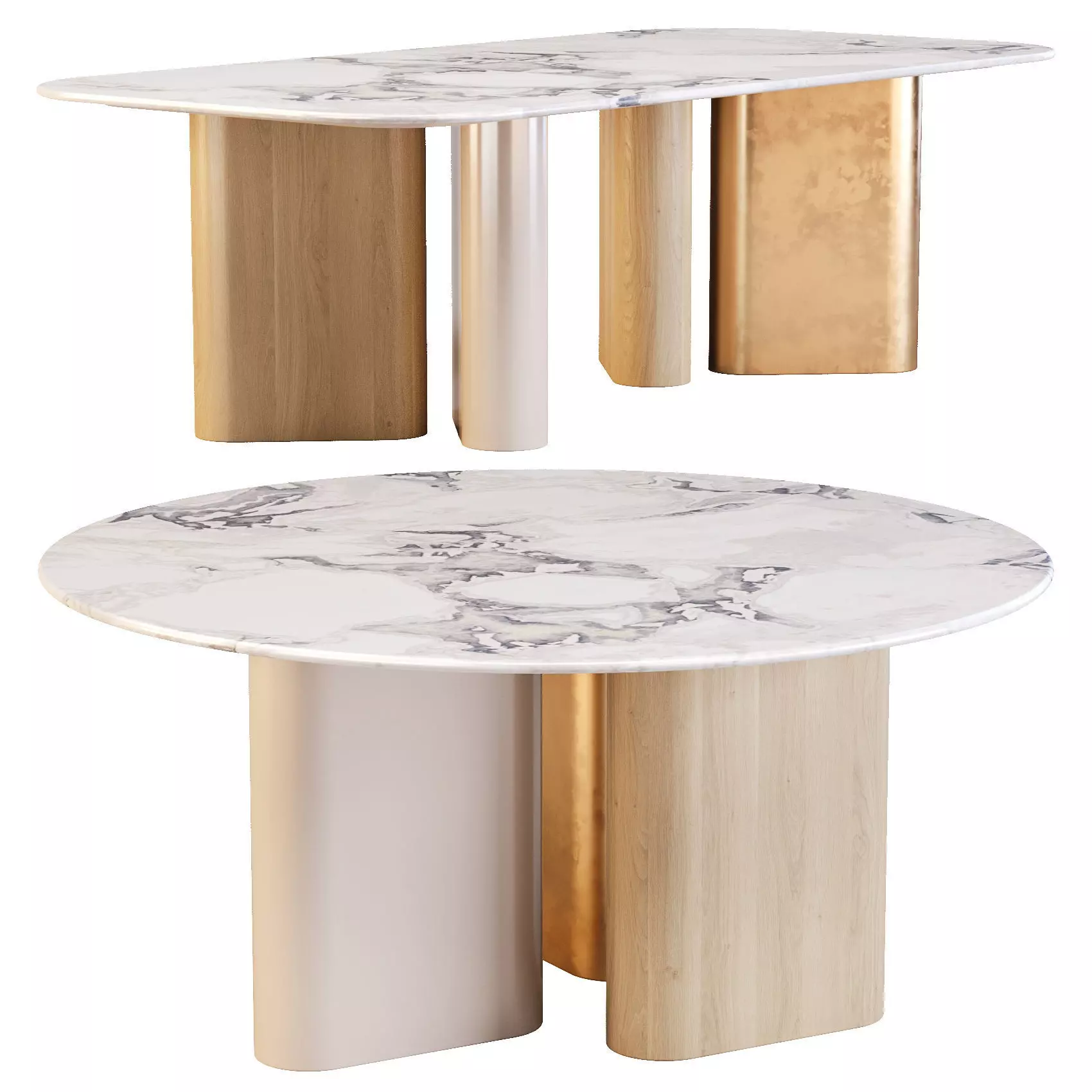 Giulio Marelli OnnO - Dining Tables 3D model_3