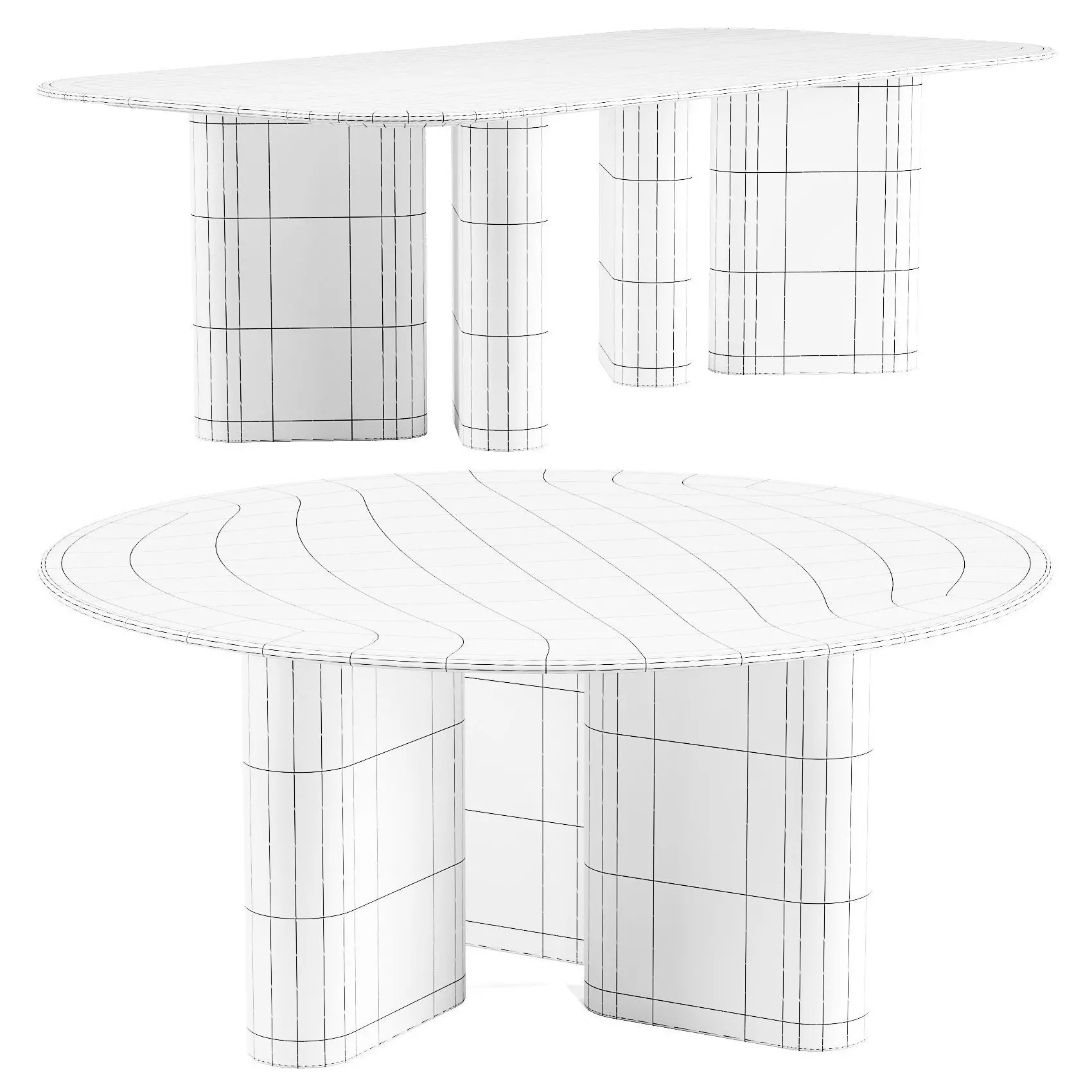 Giulio Marelli OnnO - Dining Tables 3D model_5