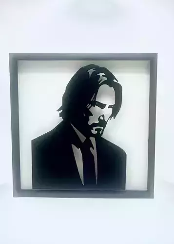 John Wick wall art
