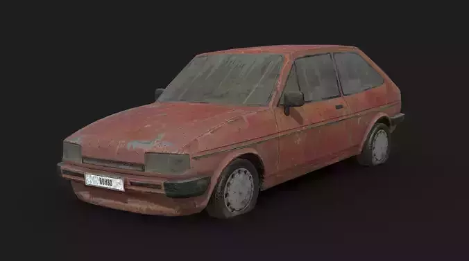 Abandoned Car - Ford Fiesta Hatchback