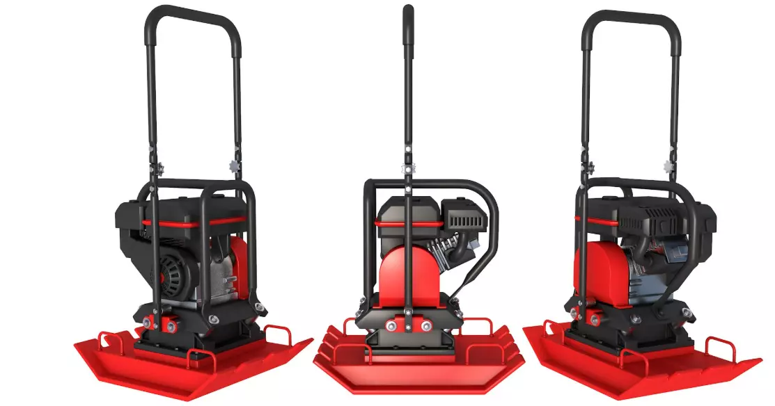 Vibratory Plate Compactor 3D model